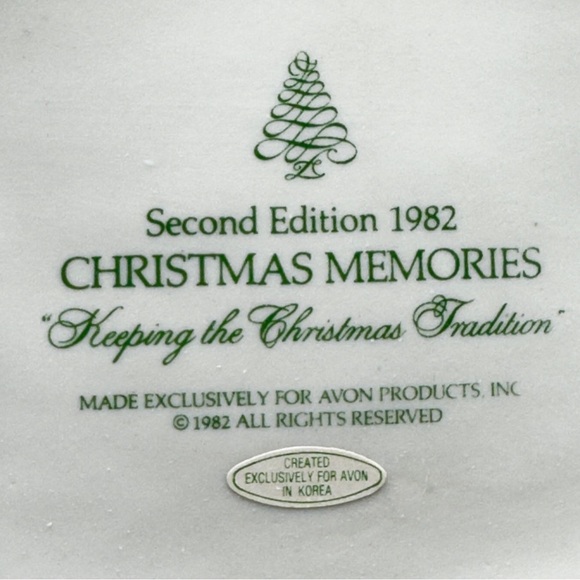 Avon Christmas Memories Series 1982 Porcelain Figurine Second Edition NIB - Picture 13 of 13